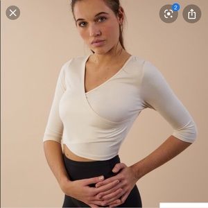 Gymshark Ballet Tan Crop Top
